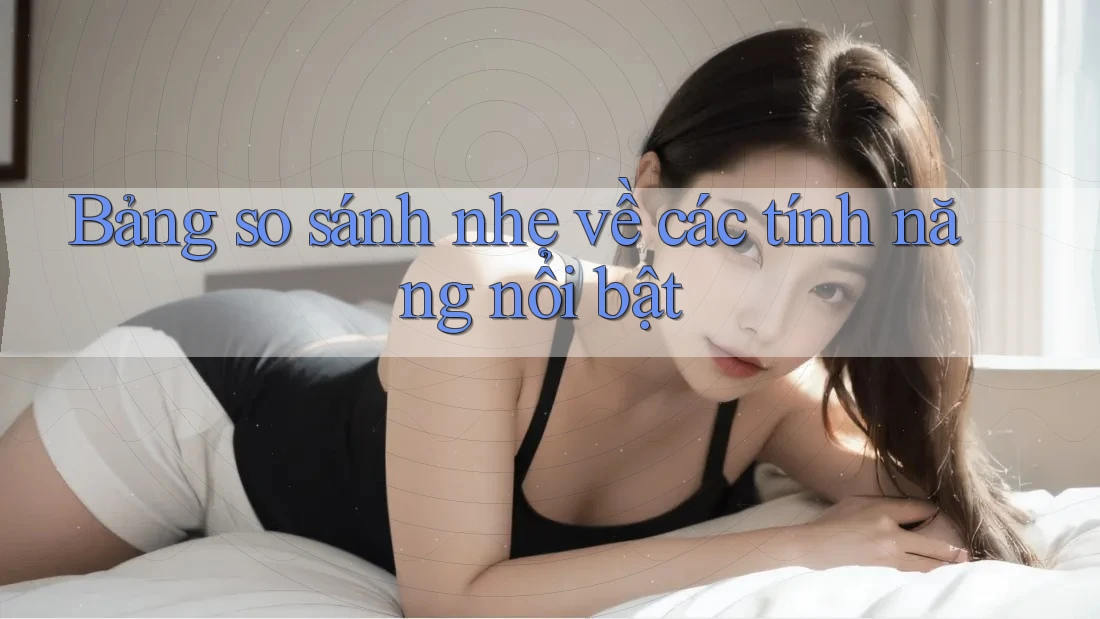Bảng so sánh nhẹ về các tính năng nổi bật Bảng so sánh nhẹ về các tính năng nổi bật