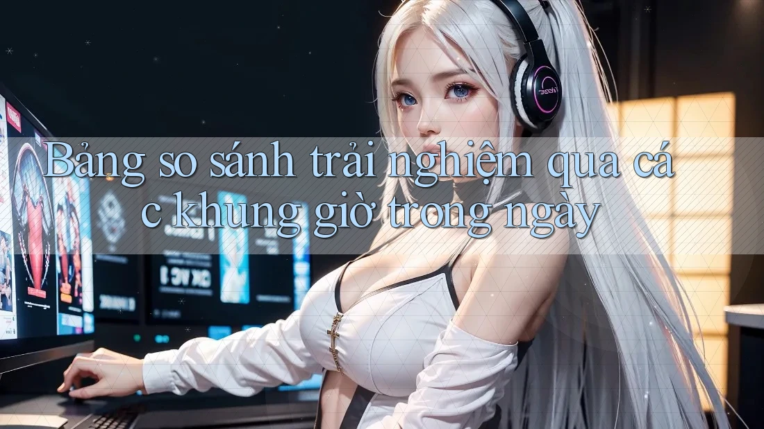 Bảng so sánh trải nghiệm qua các khung giờ trong ngày Bảng so sánh trải nghiệm qua các khung giờ trong ngày