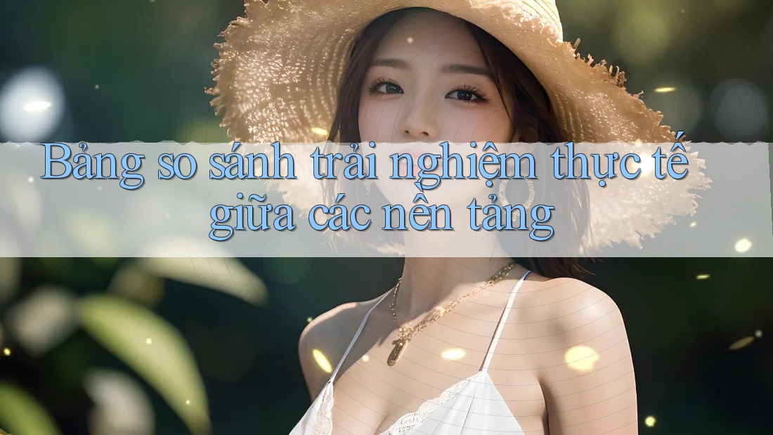 Bảng so sánh trải nghiệm thực tế giữa các nền tảng Bảng so sánh trải nghiệm thực tế giữa các nền tảng