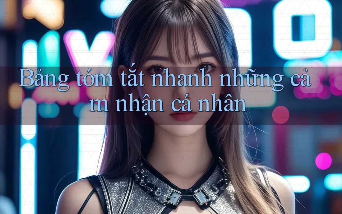 Bảng tóm tắt nhanh những cảm nhận cá nhân