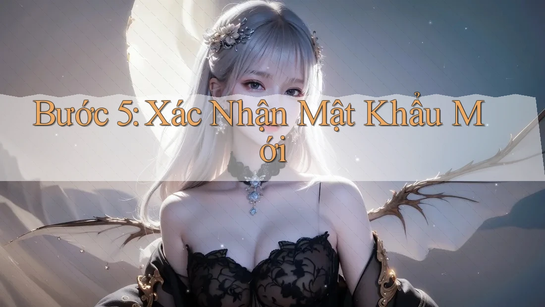 Bước 5: Xác Nhận Mật Khẩu Mới Bước 5: Xác Nhận Mật Khẩu Mới
