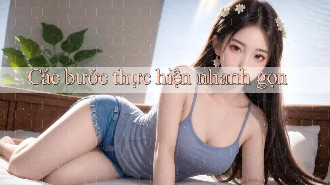 Các bước thực hiện nhanh gọn
