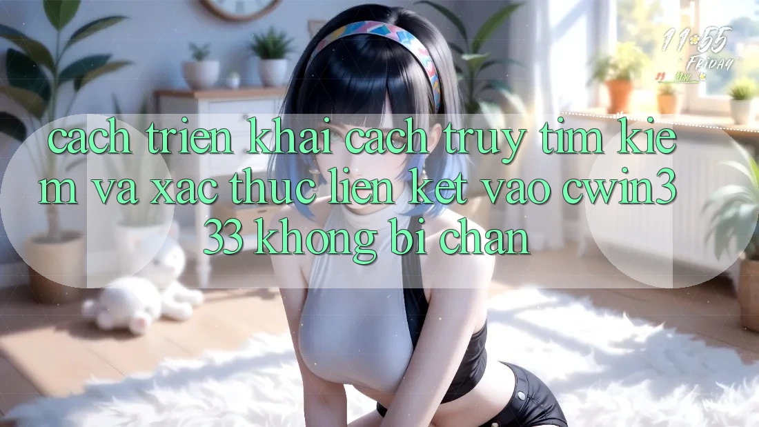 Cách triển khai Cách Truy tìm Kiếm Và Xác Thực Liên kết Vào cwin333 Không Bị Chặn Cách triển khai Cách Truy tìm Kiếm Và Xác Thực Liên kết Vào cwin333 Không Bị Chặn