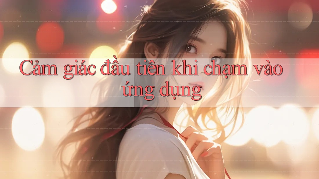 Cảm giác đầu tiên khi chạm vào ứng dụng Cảm giác đầu tiên khi chạm vào ứng dụng