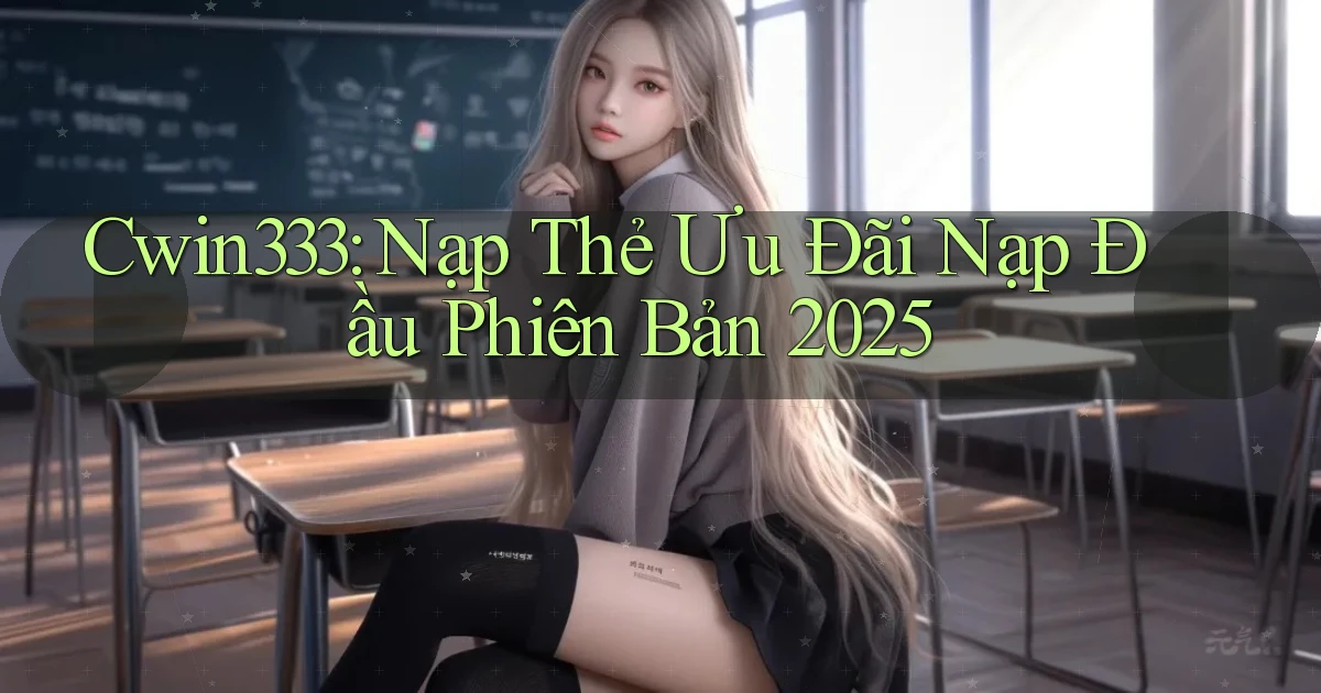 cwin333 nạp thẻ ưu đãi nạp đầu phiên bản 2025