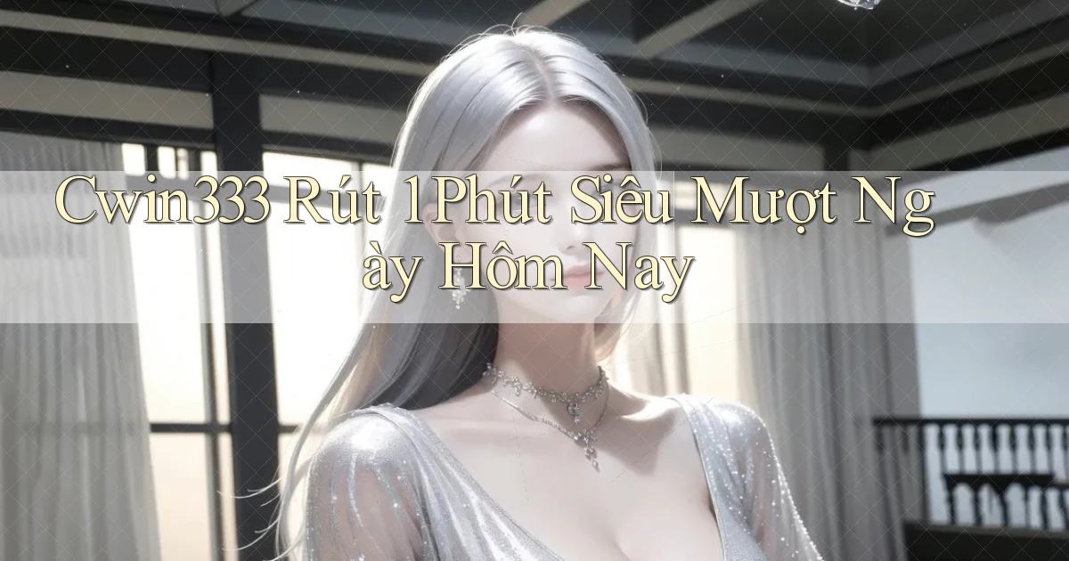 cwin333 rút 1 phút siêu mượt ngày hôm nay