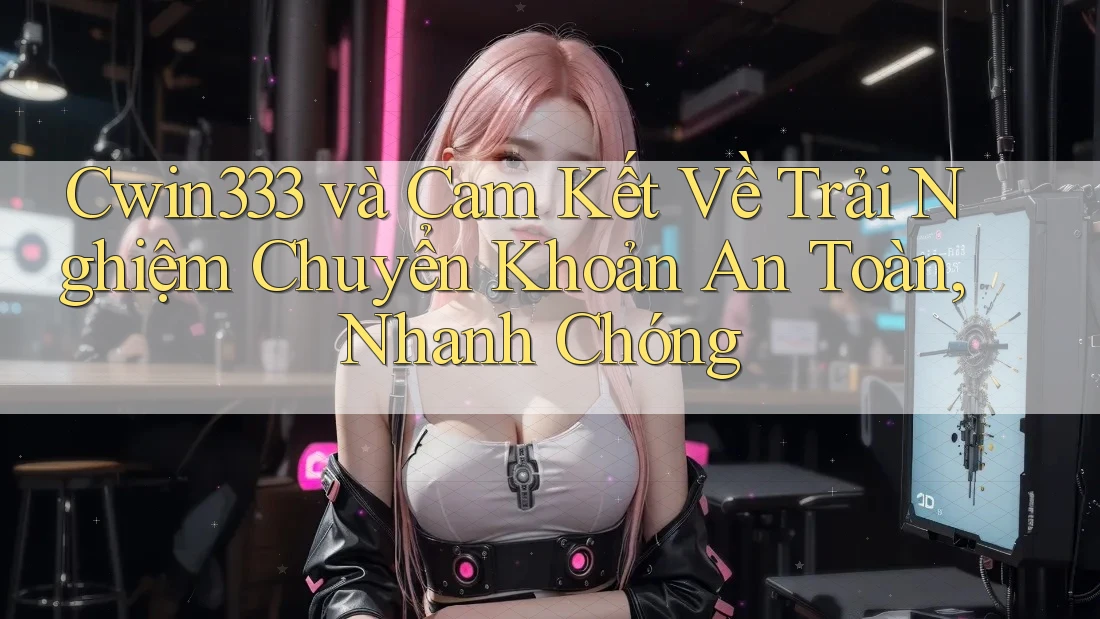 Cwin333 và Cam Kết Về Trải Nghiệm Chuyển Khoản An Toàn, Nhanh Chóng