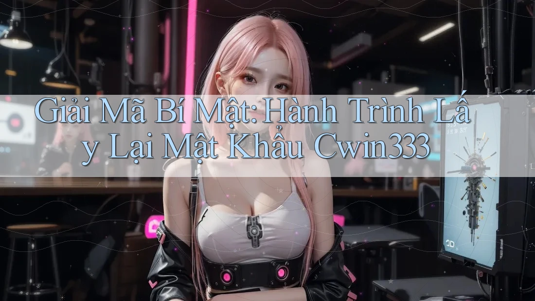 Giải Mã Bí Mật: Hành Trình Lấy Lại Mật Khẩu Cwin333