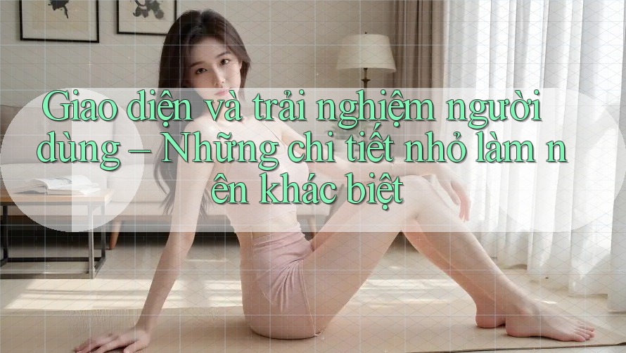 Giao diện và trải nghiệm người dùng – Những chi tiết nhỏ làm nên khác biệt Giao diện và trải nghiệm người dùng – Những chi tiết nhỏ làm nên khác biệt