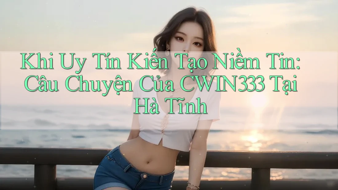 Khi Uy Tín Kiến Tạo Niềm Tin: Câu Chuyện Của CWIN333 Tại Hà Tĩnh Khi Uy Tín Kiến Tạo Niềm Tin: Câu Chuyện Của CWIN333 Tại Hà Tĩnh