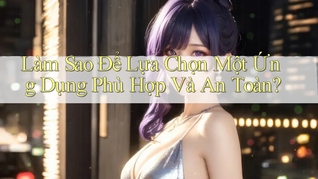 Làm Sao Để Lựa Chọn Một Ứng Dụng Phù Hợp Và An Toàn? Làm Sao Để Lựa Chọn Một Ứng Dụng Phù Hợp Và An Toàn?
