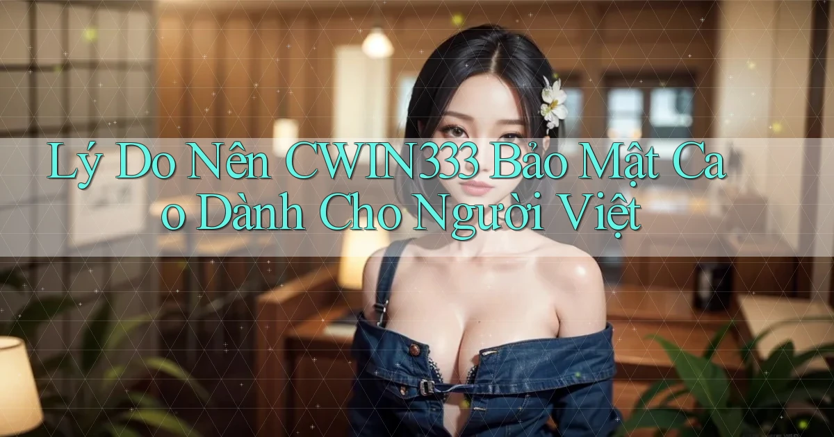 lý do nên cwin333 bảo mật cao dành cho người việt