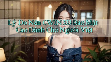 lý do nên cwin333 bảo mật cao dành cho người việt