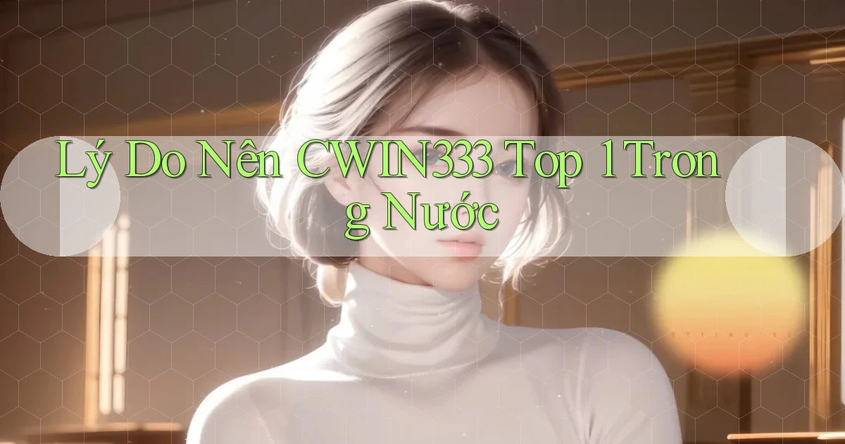 lý do nên cwin333 top 1 trong nước