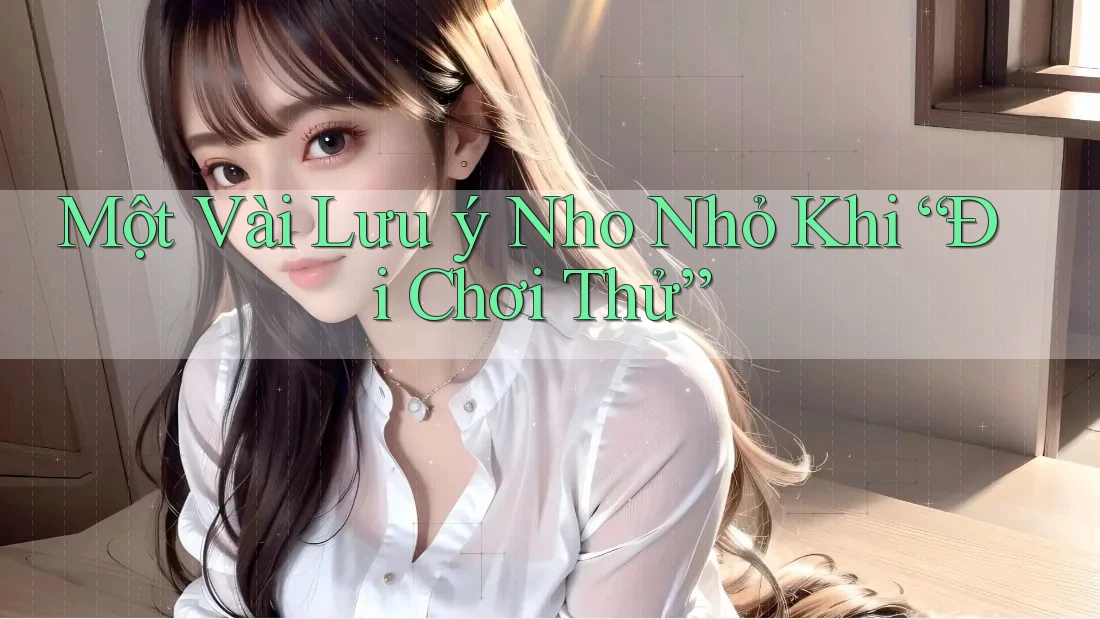 Một Vài Lưu ý Nho Nhỏ Khi “Đi Chơi Thử”