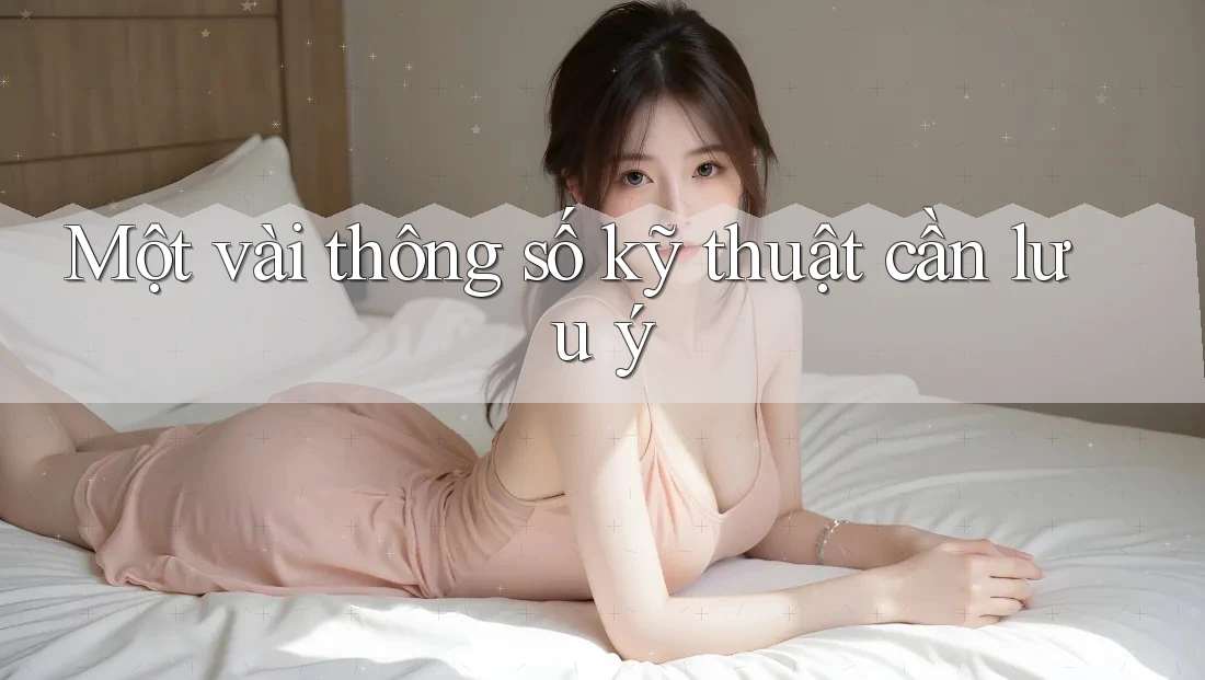 Một vài thông số kỹ thuật cần lưu ý Một vài thông số kỹ thuật cần lưu ý