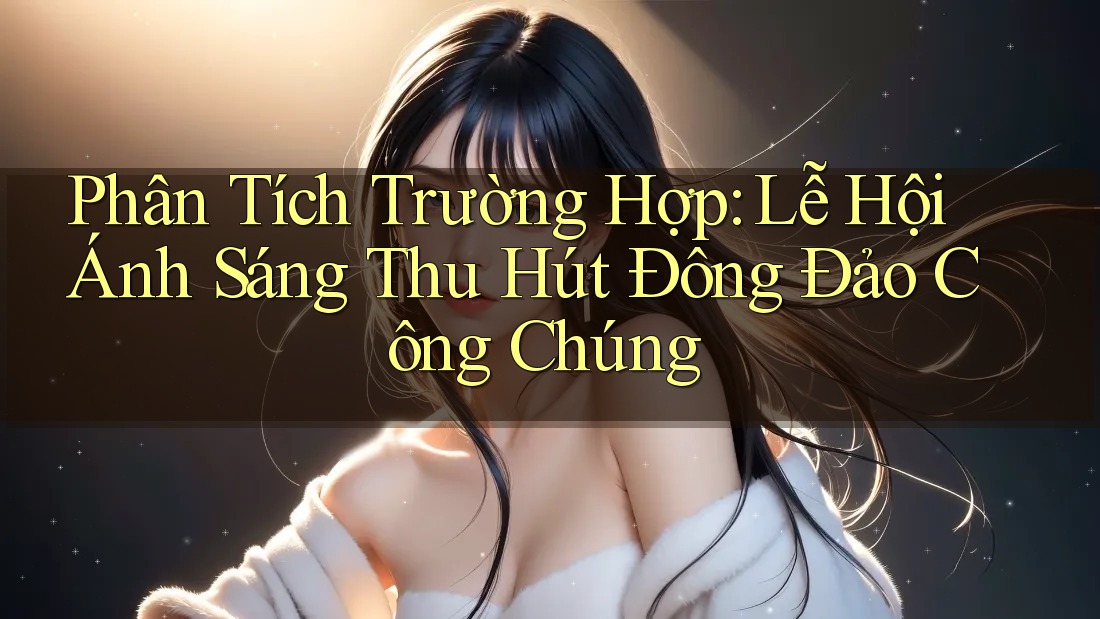 Phân Tích Trường Hợp: Lễ Hội Ánh Sáng Thu Hút Đông Đảo Công Chúng Phân Tích Trường Hợp: Lễ Hội Ánh Sáng Thu Hút Đông Đảo Công Chúng