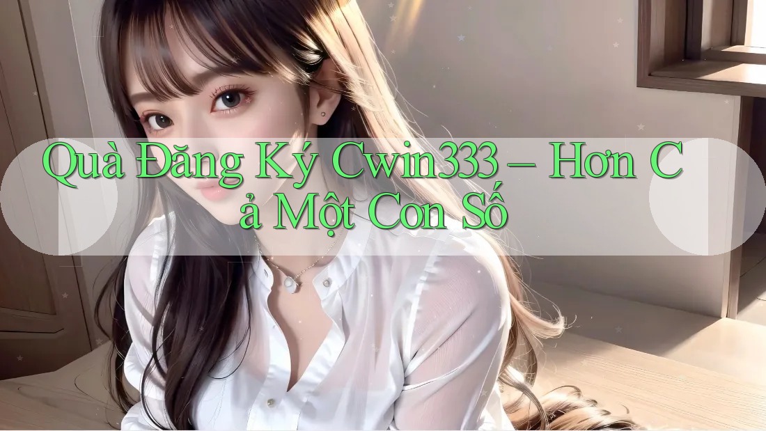 Quà Đăng Ký Cwin333 – Hơn Cả Một Con Số Quà Đăng Ký Cwin333 – Hơn Cả Một Con Số