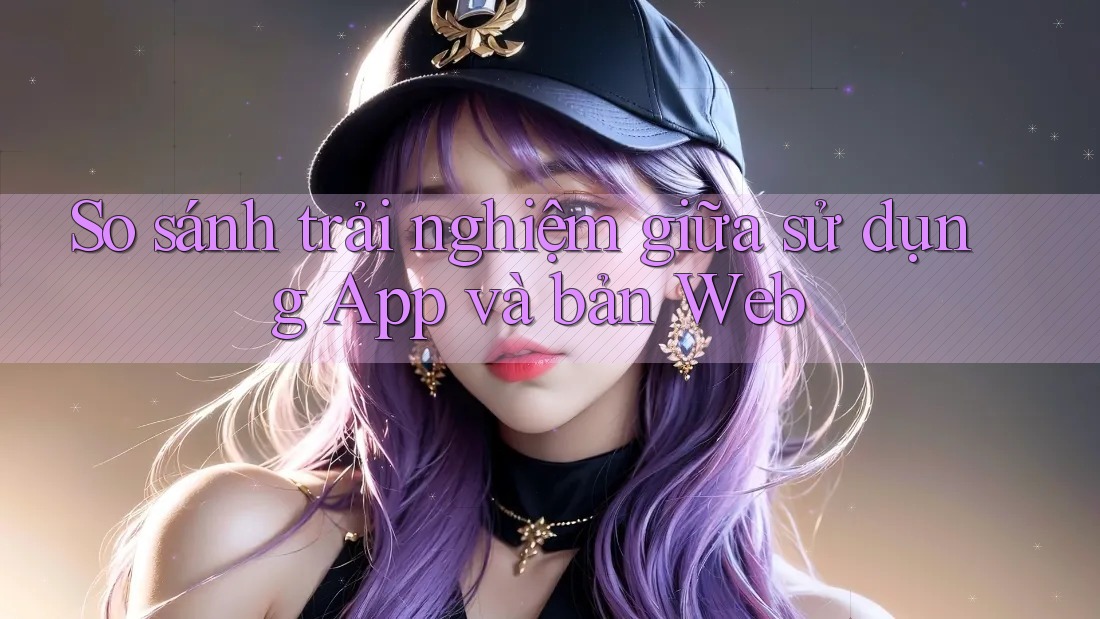 So sánh trải nghiệm giữa sử dụng App và bản Web So sánh trải nghiệm giữa sử dụng App và bản Web