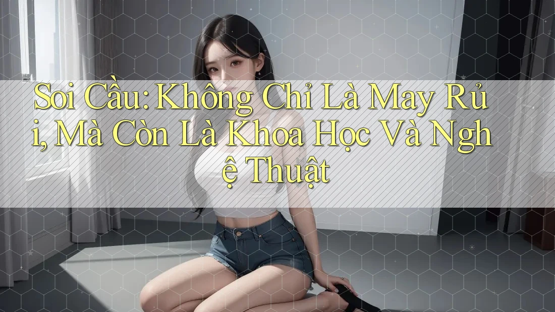 Soi Cầu: Không Chỉ Là May Rủi, Mà Còn Là Khoa Học Và Nghệ Thuật Soi Cầu: Không Chỉ Là May Rủi, Mà Còn Là Khoa Học Và Nghệ Thuật