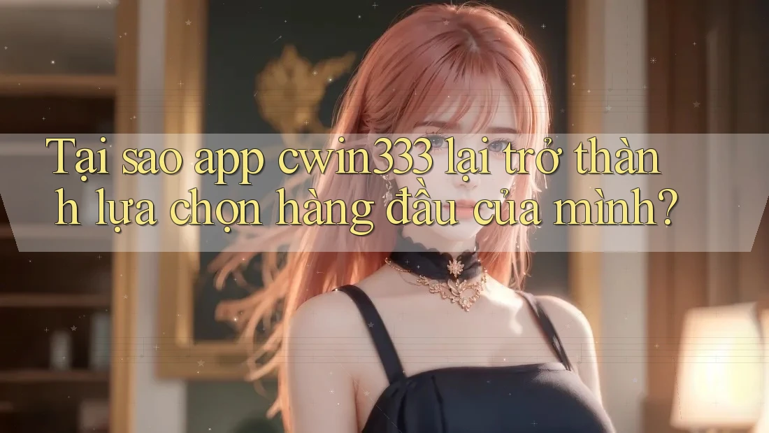 Tại sao app cwin333 lại trở thành lựa chọn hàng đầu của mình? Tại sao app cwin333 lại trở thành lựa chọn hàng đầu của mình?