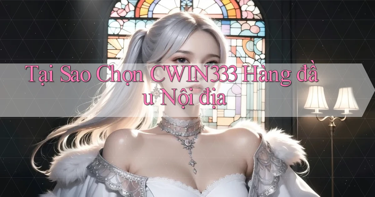 tại sao chọn cwin333 hàng đầu nội địa