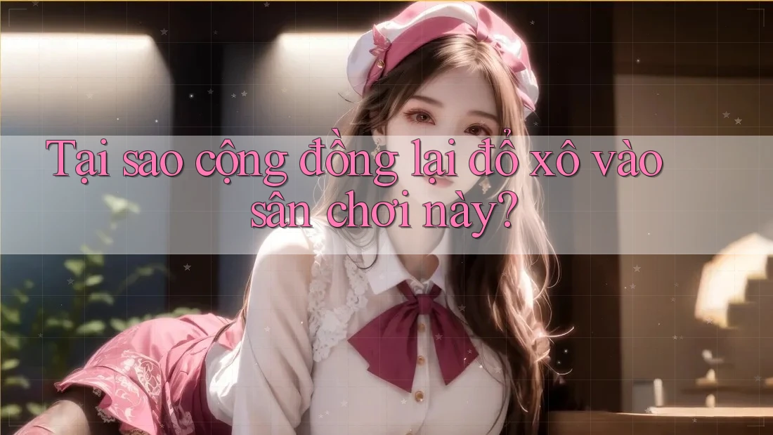 Tại sao cộng đồng lại đổ xô vào sân chơi này? Tại sao cộng đồng lại đổ xô vào sân chơi này?