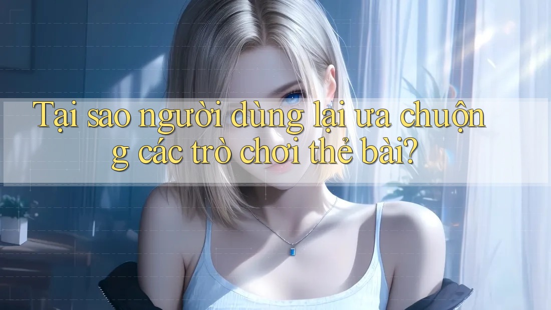 Tại sao người dùng lại ưa chuộng các trò chơi thẻ bài? Tại sao người dùng lại ưa chuộng các trò chơi thẻ bài?