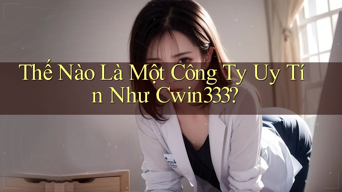 Thế Nào Là Một Công Ty Uy Tín Như Cwin333? Thế Nào Là Một Công Ty Uy Tín Như Cwin333?