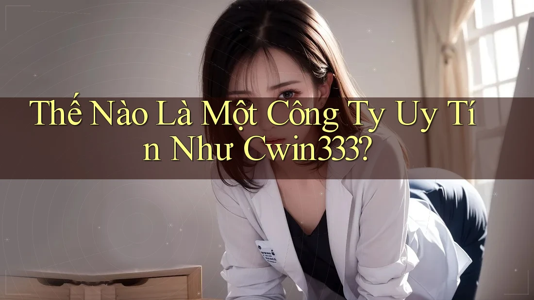 Thế Nào Là Một Công Ty Uy Tín Như Cwin333? Thế Nào Là Một Công Ty Uy Tín Như Cwin333?