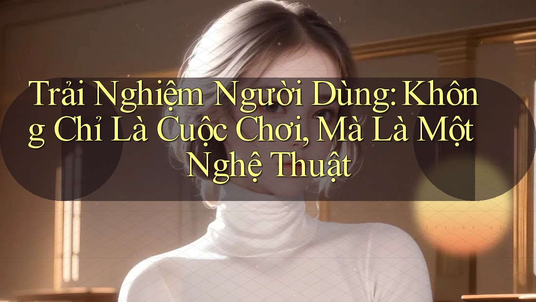 Trải Nghiệm Người Dùng: Không Chỉ Là Cuộc Chơi, Mà Là Một Nghệ Thuật Trải Nghiệm Người Dùng: Không Chỉ Là Cuộc Chơi, Mà Là Một Nghệ Thuật