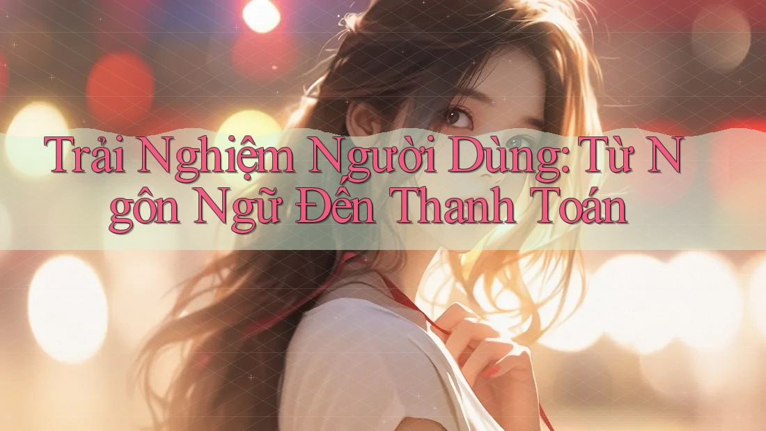 Trải Nghiệm Người Dùng: Từ Ngôn Ngữ Đến Thanh Toán Trải Nghiệm Người Dùng: Từ Ngôn Ngữ Đến Thanh Toán
