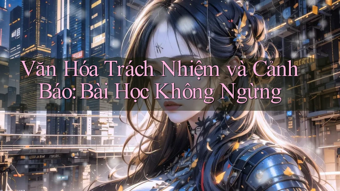 Văn Hóa Trách Nhiệm và Cảnh Báo: Bài Học Không Ngừng Văn Hóa Trách Nhiệm và Cảnh Báo: Bài Học Không Ngừng