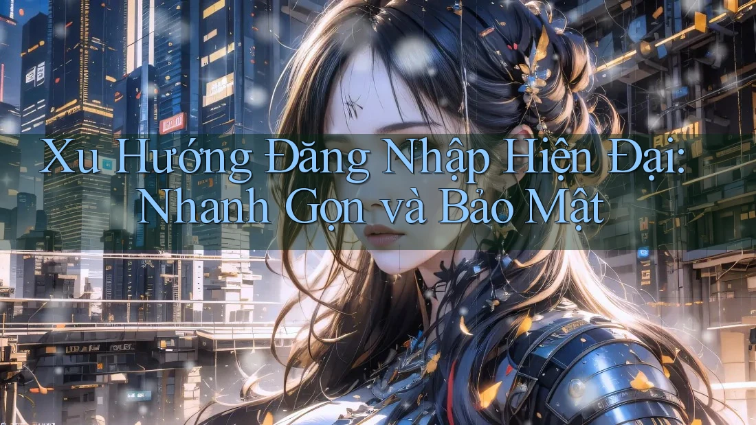 Xu Hướng Đăng Nhập Hiện Đại: Nhanh Gọn và Bảo Mật Xu Hướng Đăng Nhập Hiện Đại: Nhanh Gọn và Bảo Mật